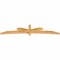 Ekena Millwork Alberta Rough Sawn Timber Gable Bracket, Western Red Cedar, 108"W x 22"H x 4"D x 4"F, 5/12 Pitch GBW108X22X0404ALB00RWR - alternate 2